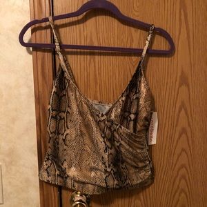 Snake skin tankini